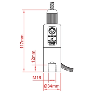 Doughty T37663 66Sv Ii Zw M16I(Fema Thr) (Side Exitwire)(6mm-190kg)(6.35mm-210kg) 