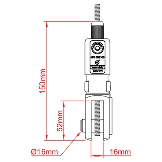 Doughty T37662 66Sv Ii With Fork (6mm - 190kg) (6.35mm - 210kg) 