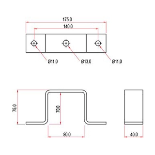 Doughty T33700 Ceiling Saddle 