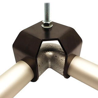 Doughty T30407 Grid Hanger Corner (Black) 