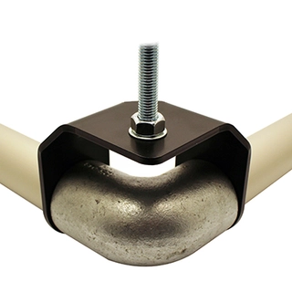 Doughty T30407 Grid Hanger Corner (Black) 