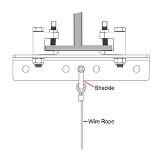 Doughty T29600 Adjustable Girder Clamp (150mm - 300mm) 