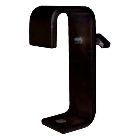 Doughty T20401 Hook Clamp (50 X 8 Flat) 50mm Heavy Duty (50 X 8 Flat) (Black) 