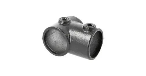 Doughty T1010001 Pipe Clamp (Black) Short Tee 