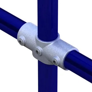 Doughty T17625 Pipeclamp Angled Two Socket Cross (4-10 Degree) 