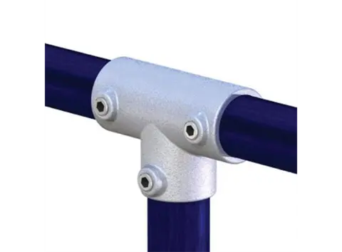 Doughty T17621 Pipeclamp Angled Two Socket Tee (4-10 Degree) 