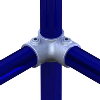 Doughty T11600 Pipeclamp Corner With Through Centre Tube 
