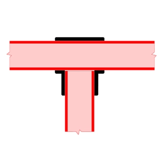 Doughty T10100 Pipeclamp Short Tee 