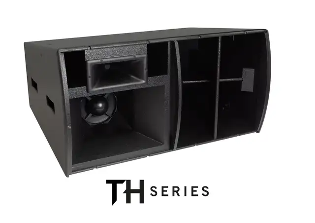 Martin Audio THH Loudspeaker Black Trapezoidal Hybrid high output systems 