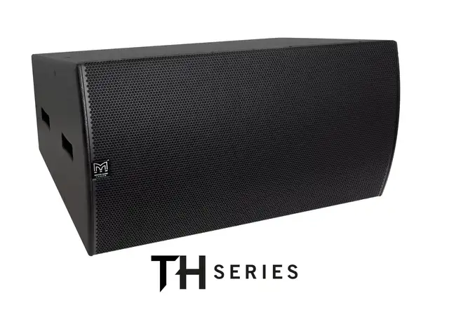 Martin Audio THH Loudspeaker Black Trapezoidal Hybrid high output systems 