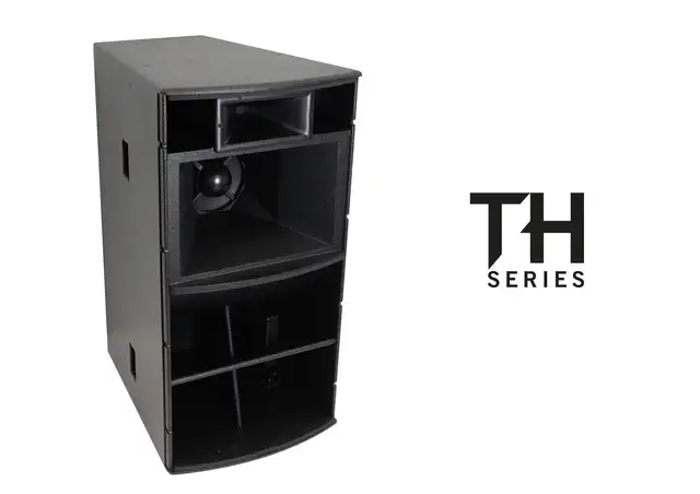 Martin Audio THV Loudspeaker Black Trapezoidal Hybrid high output systems 