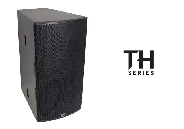 Martin Audio THV Loudspeaker Black Trapezoidal Hybrid high output systems 