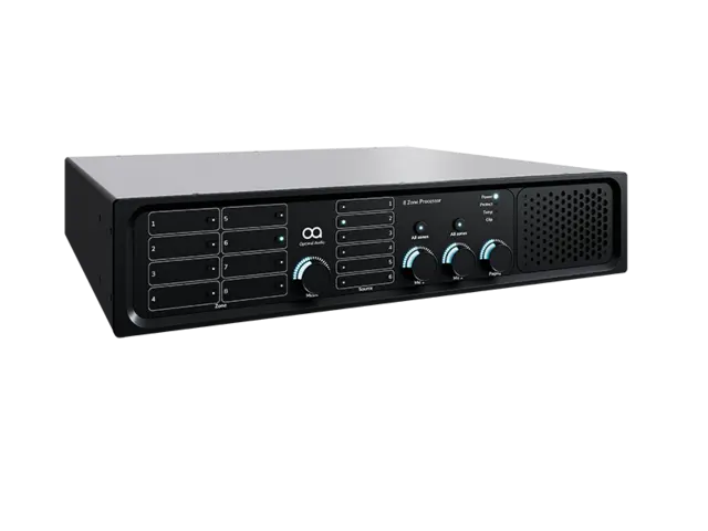 Optimal Audio Zone 8P 8 zone audio controller - DSP-amp-WebApp 
