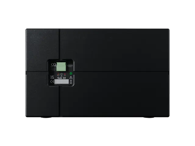 Optimal Audio Sub 10 (Black) Low-profile sub-bass loudspeaker 