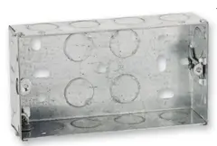 Optimal Audio Solid Wall Mounting Box Galvanised metal back box (flush)