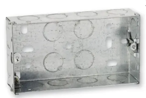 Optimal Audio Solid Wall Mounting Box Galvanised metal back box (flush)