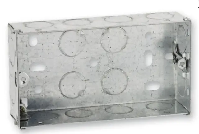 Optimal Audio Solid Wall Mounting Box Galvanised metal back box (flush) 