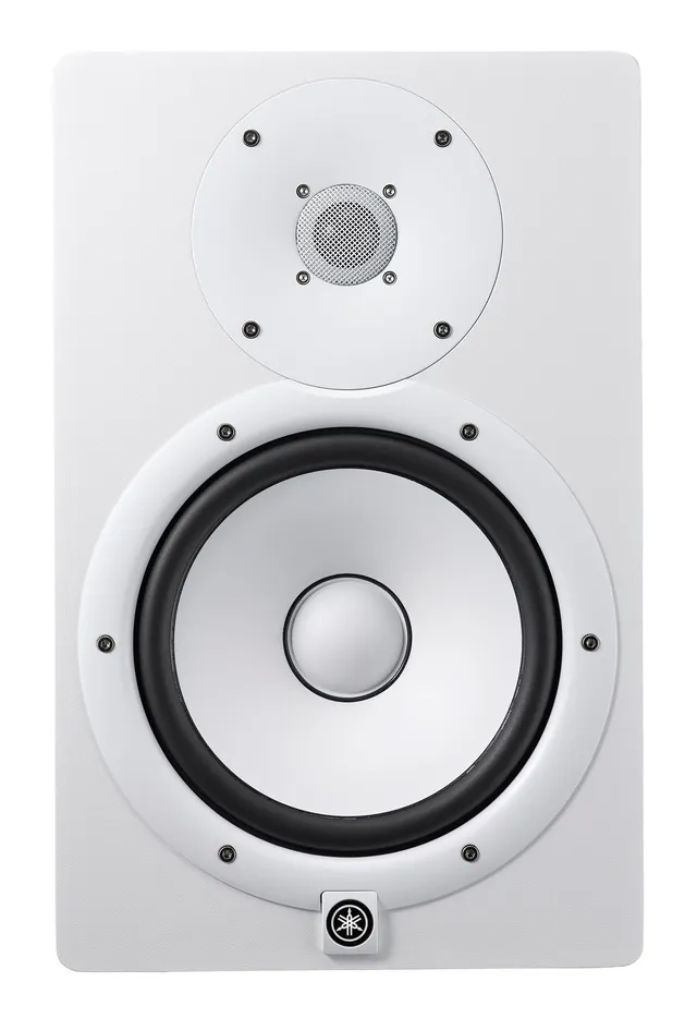 Yamaha HS8W 2-way bi-amp speaker 8" / 1". White. 