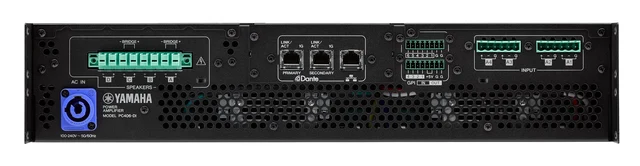 Yamaha PC406-D inst 4 x 900W at 4O. 20 x 8 input matrix function. DSP 