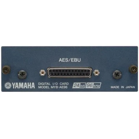 Yamaha MY8-AE96 INTERFACE CARD 8-channel 96kHz AES/EBU I/O card. 
