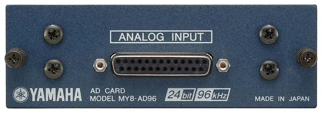 Yamaha MY8-AD96 INTERFACE CARD 8-ch24-bit/96kHz analog line in 
