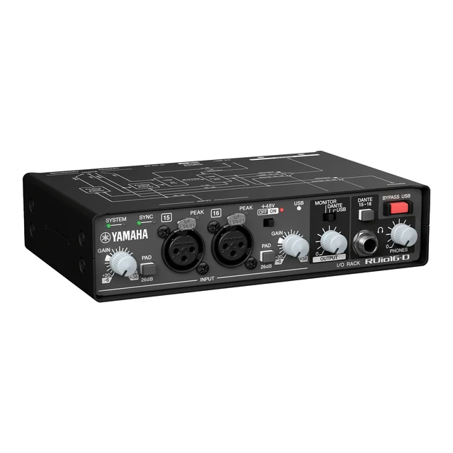 Yamaha RUIO16-D Audio interface Dante, 
