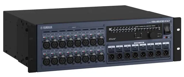 Yamaha RIO1608-D2 Dante rack I/O, 16/ 8 