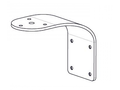 Martin Audio Weatherised Ceiling Bracket For CDD-5 / Adorn. White