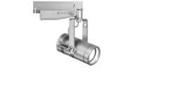 ETC Irideon WLZ wash light 3000 K, Track-mount, silver