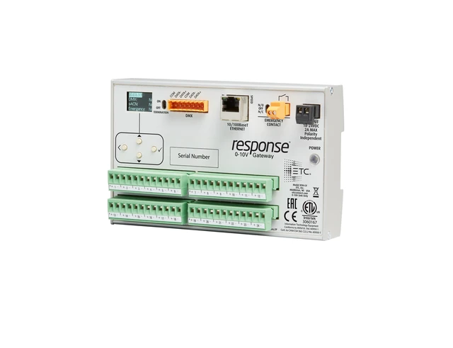 ETC Response 0-10V (low voltage) Gateway DIN Rail 