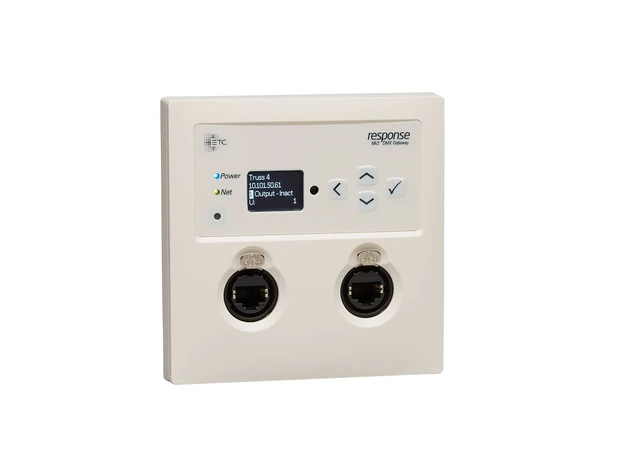 ETC Response Mk2  2-port Wall-mount Gateway, XLR Input, Cream 