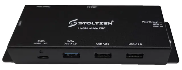 Stoltzen HERA HuddleHub Mini Pro w/PD in 4K@60hz , USB Smart Power , Edid Manager 