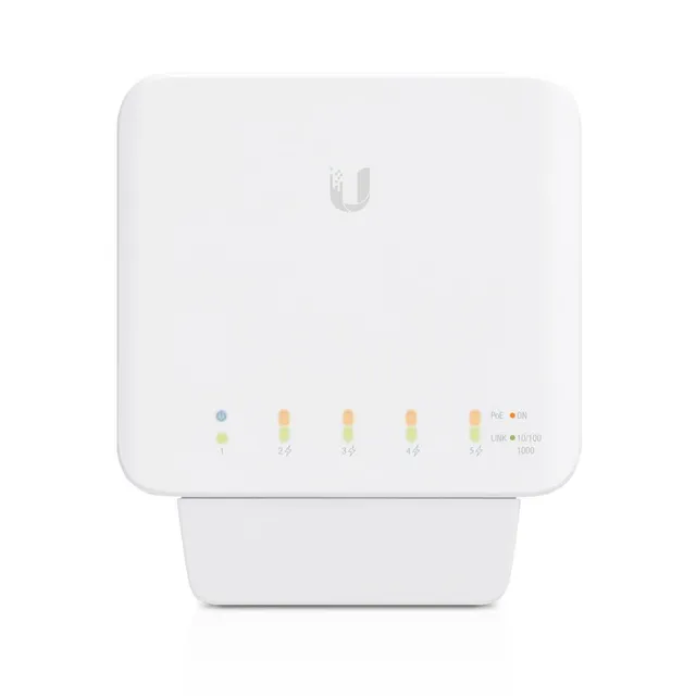 Ubiquiti 5-Port Layer 2 Gigabit Switch 1 PoE input and 4 PoE output 
