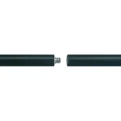 Gerriets Bottom weight, steel black, length 3,00 m, diameter: 28 mm