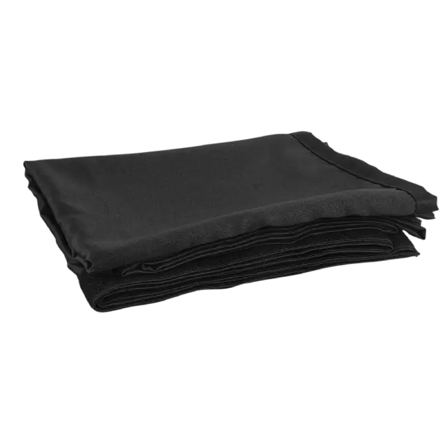 Wentex P&D Curtain MGS 175 g/m² Black - 330 x 500 cm (W x H) - pleated 