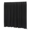 Wentex P&amp;D Curtain MGS 175 g/m² Black - 330 x 500 cm (W x H) - pleated