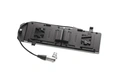VELVET Double Vlock battery adapter on EVO style plate with angled connector
