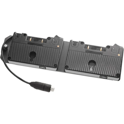 VELVET Double Gold battery adapter on EVO style plate 
