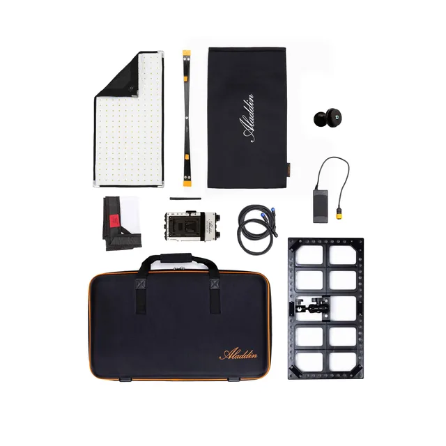 Aladdin BI-FABRIC 2 Kit (100W Bi-Color) w/V-Mount and Kit Case 
