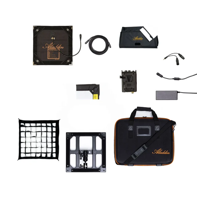 Aladdin MOSAIC MINI 1X1 Gaffer KIT w/ LumenRadio 