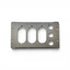 LMT P20-03 3U Panel 3xSchuko 3xXLR Halvboks