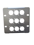 LMT P40-03 3U Panel 9 x XLR 9 x XLR for Kvartboks