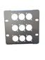 LMT P40-03 3U Panel 9 x XLR 9 x XLR for Kvartboks