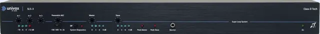 Univox SLS-3 teleslyngeforsterke inkl. rack montering 