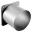 ETC Top hat 7.5" / 190mm with 6"/153mm tube - Black