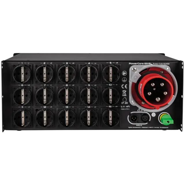Showgear PowerCore 63.15 15x Schuko 