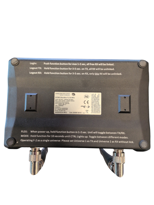 Wireless Solution W-DMX G4 Systempakke med BlackBox F-2 G4 MK2 (Demovare) 