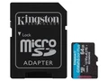 Kingston Canvas Go! Plus microSD 64GB Class 10, UHS-I, U3, V30, A2, 200MB/s re