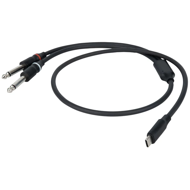DAP FL111 - USB-C to 2 Mono Jack L/R 1.5 m 