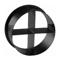 ETC S4 PAR Cross Baffle Top Hat, Black